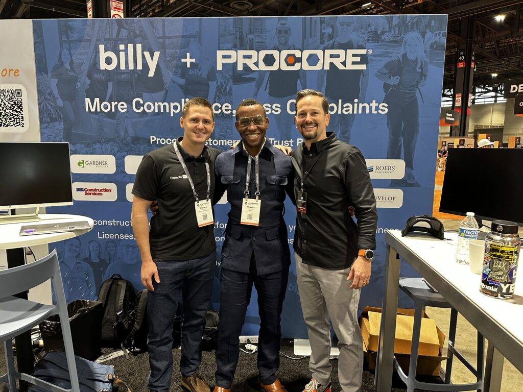Billy at Procore Groundbreak