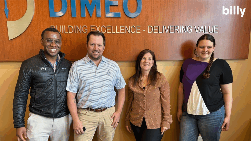Dimeo + Billy team.