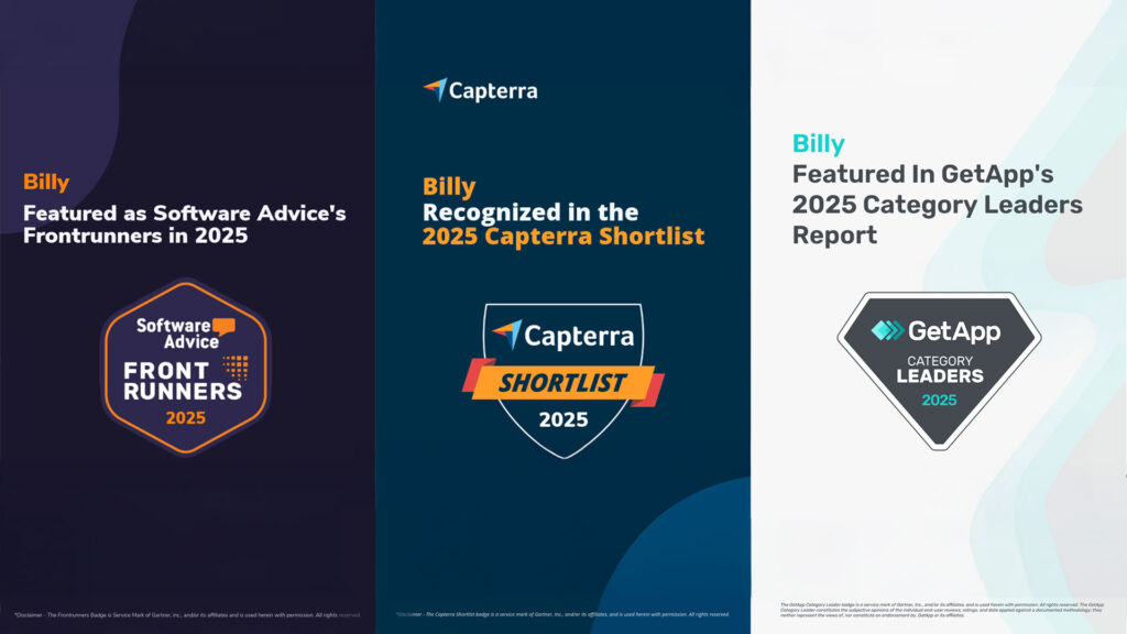 Billy Compliance Software Earns 2025 Recognitions