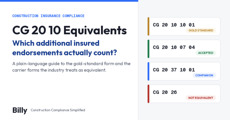 CG 20 10 Equivalents: Which AI Endorsements Count?