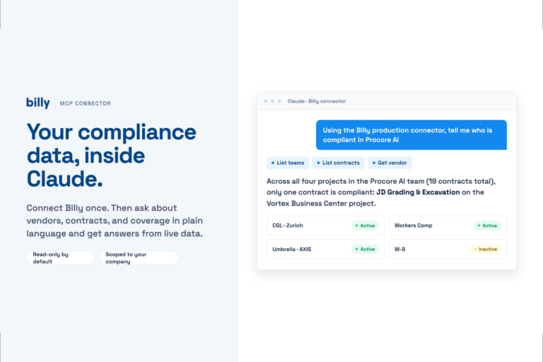 The Billy MCP Server: COI Compliance in Microsoft Copilot, Claude & ChatGPT