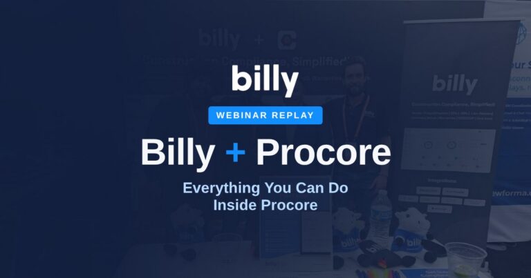 Billy + Procore: Everything You Can Do Inside Procore (Webinar Recap)